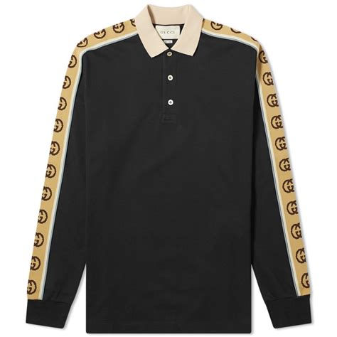 gucci long sleeved shirts|gucci long sleeve polo shirt.